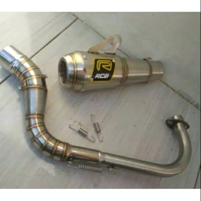 Knalpot rcb bulat kapsul all MOTOR METIC MIO/VARIO/SCOPY/BEAT/NMAX/AEROX DLL
