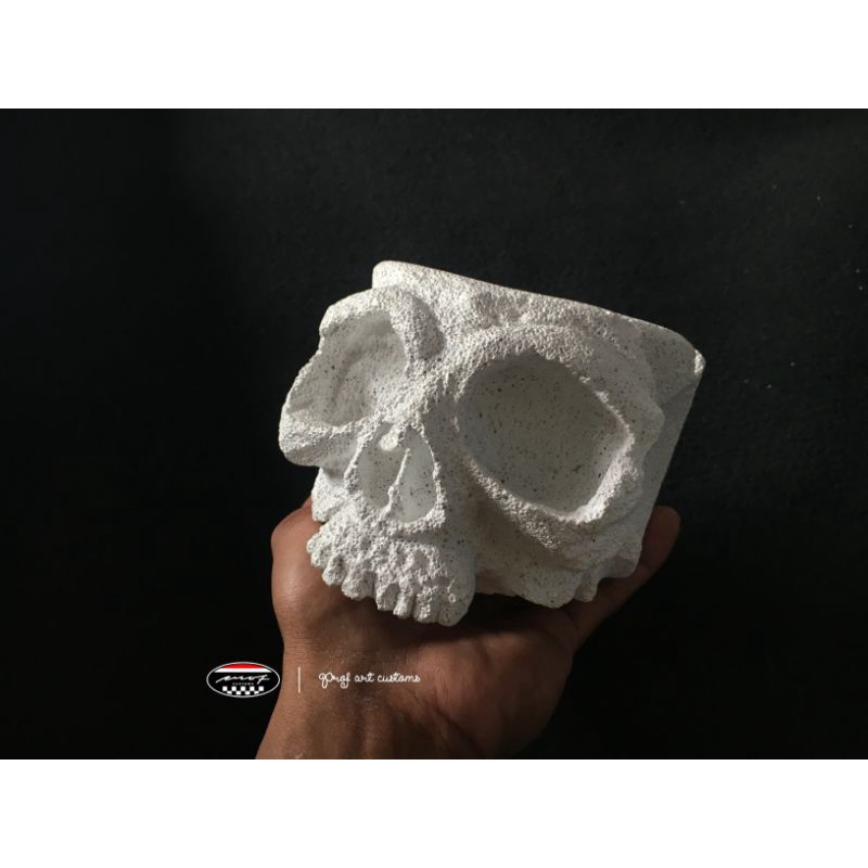 asbak tengkorak asbak custom tengkorak asbak unik asbak art
