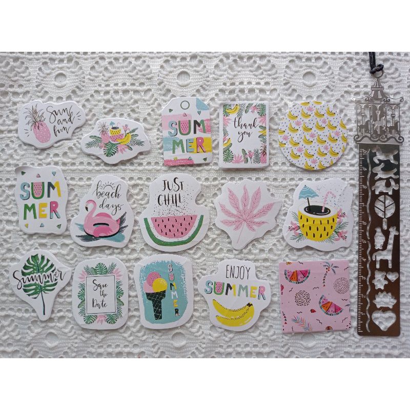 

Stiker Set SUMMER untuk Journal / Scrapbook / Diary / DIY
