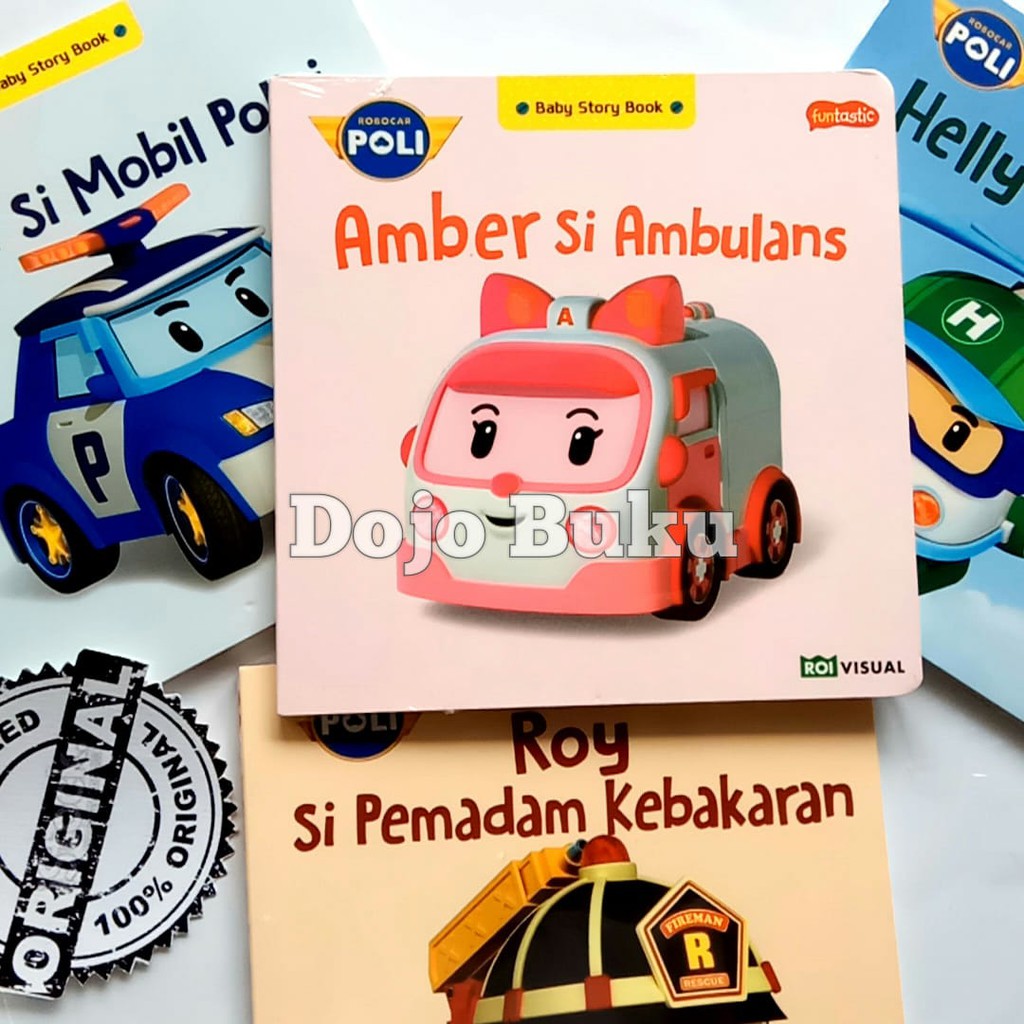 Seri Robocar Poli Baby Story Book by Roi Visual