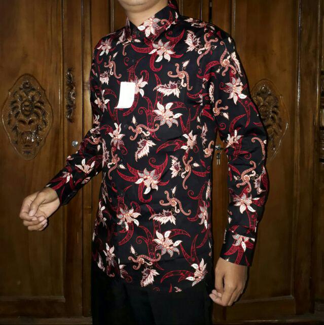 Kemeja Batik Pria Slimfit Modern Batik Mewah Slim Fit Lbdchs1l1