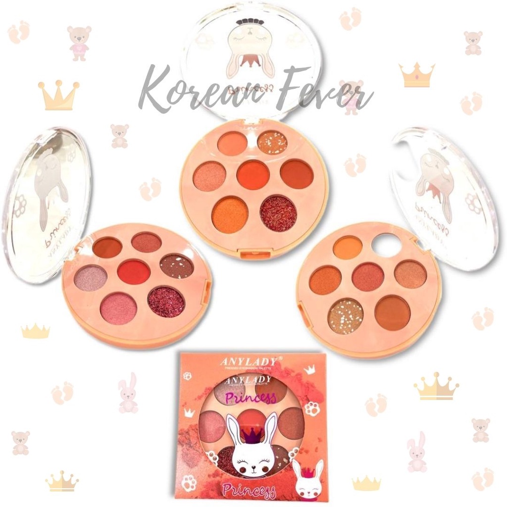 Anylady - PRINCESS / 7 Color Eyeshadow Palette Pressed Color Anylady 815