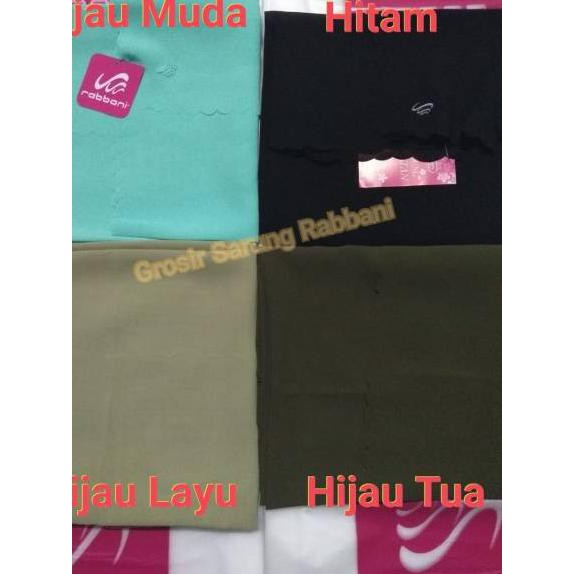 SALEE.. RABBANI Kerudung Segi Empat Polos Zahira Solder
