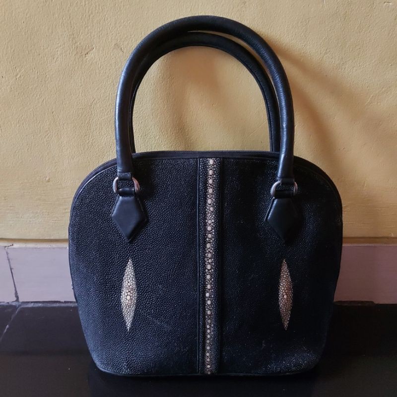 Tas Kulit Pari Asli/ Model Alma Kulit Pari P❤️ Pribadi