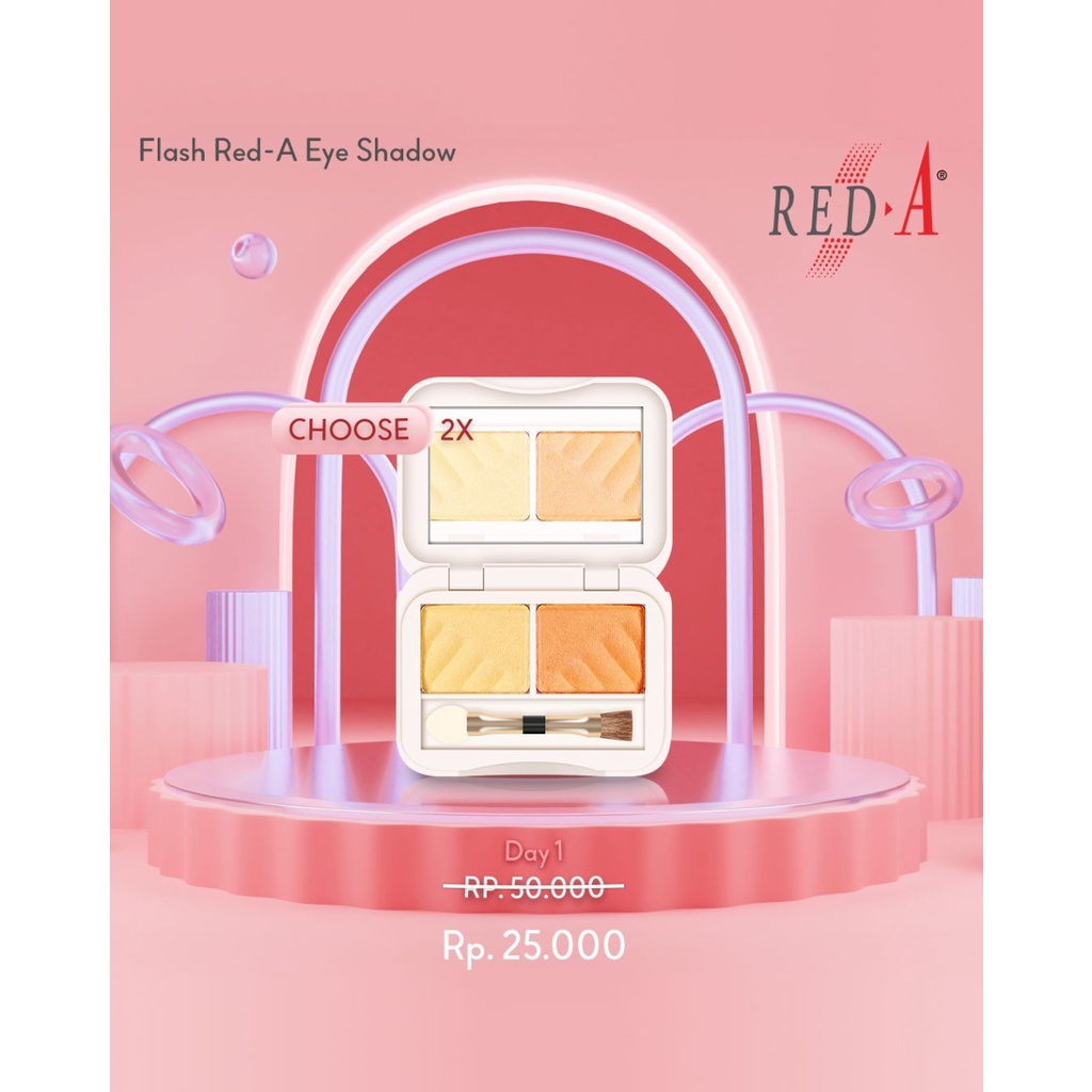 Paket 2 Red-A Eye Shadow