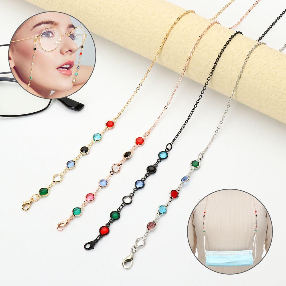 R-flower Tali Lanyard Kacamata Adjustable Anti Slip Untuk Sekolah / Kantor