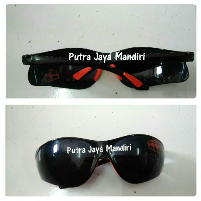 Kaca Mata Las  Hitam / Kaca Mata Gerinda / Kaca Mata Sport / Kaca Mata Safety Flexible Bening
