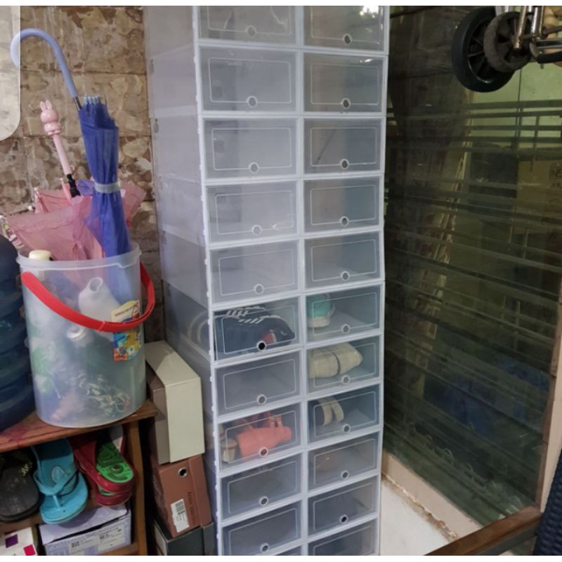 box sepatu ukuran L (max size 44) hrga satuan