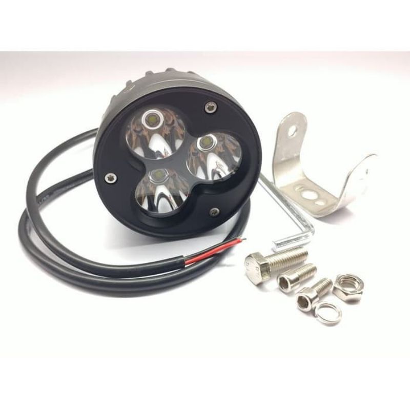 lampu tembak sorot led cree CWL/OWL 3 mata laser gun 30 watt IP67 bulat 12-24VOLT