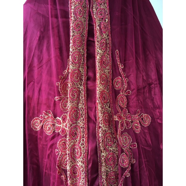 rok marun/rok pengantin