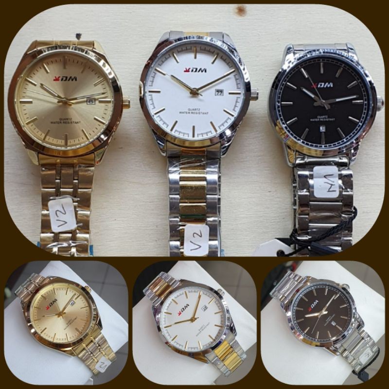 Terbaru 2021 Jam Tangan Pria Kademan KDM7780 Water Resistant Rantai Stainless Steel Original