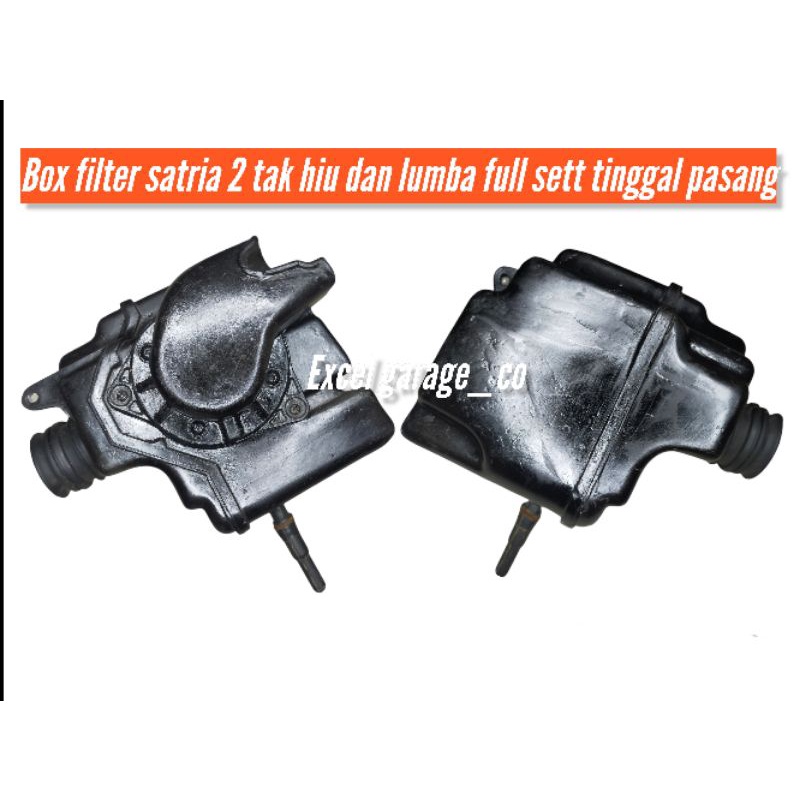 box filter satria 2 tak box filter satria hiu lumba non original