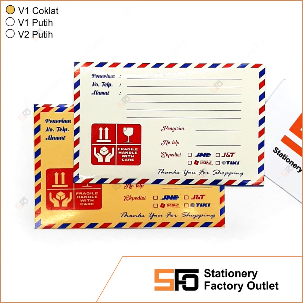 

Sticker Pengiriman - Olshop Shipping Sticker - SFO Semarang Official