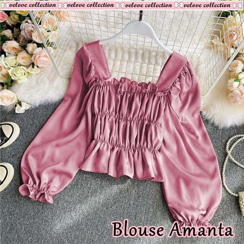 BISA COD BLOUSE AMANTA LD 100CM PJG57