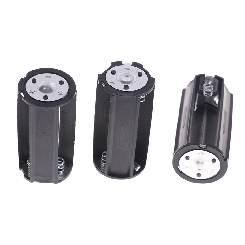 {LUCKID}3Pcs 3x AA to D Size Battery Adapter Converter Holder Case Box