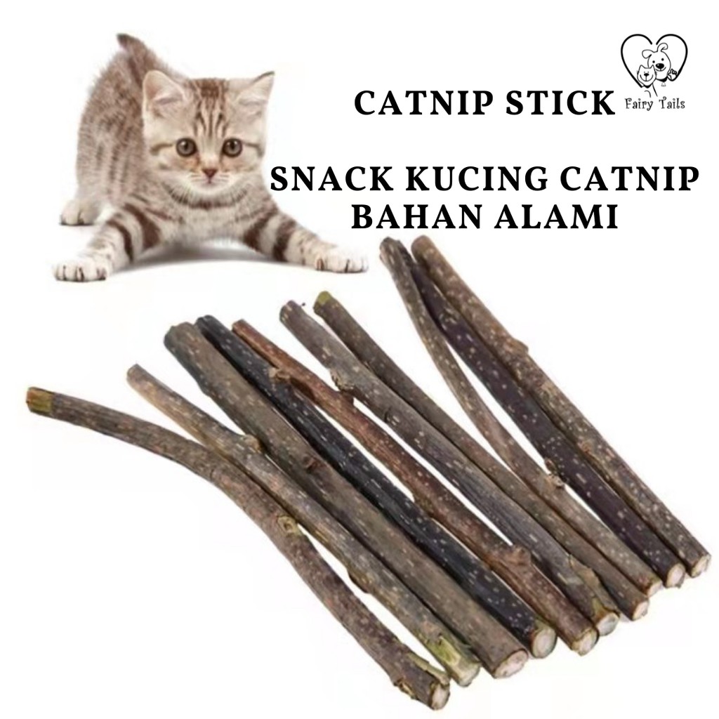 Catnip Stick / Lollipop / Snack Kucing Mainan Catnip Bahan Alami