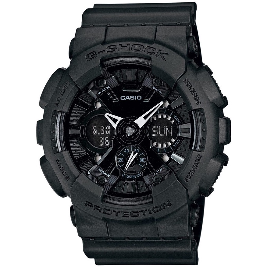 Casio G-Shock GA-120BB-1A Analog Digital Dial Black Resin Band Fullset