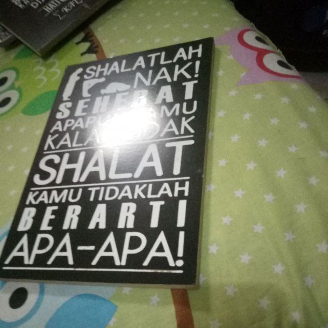 Hiasan Dinding Poster Kayu Al-267