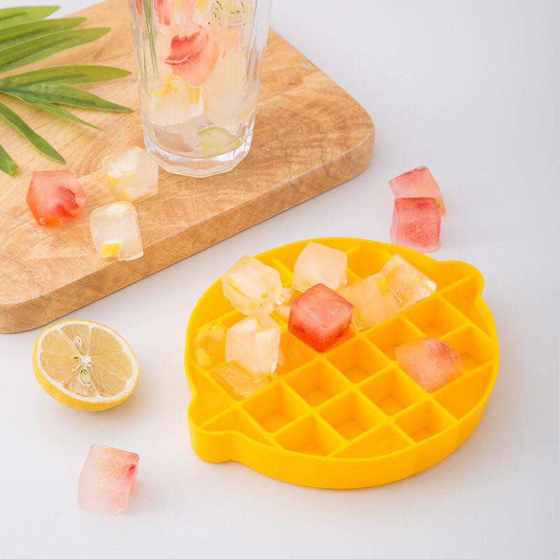 UNNISO - Frozen Ice Mold/Cetakan Es Batu Silicone/Cetakan Es Batu Bentuk Lemon