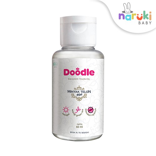 Jual Doodle Exclusive Telon Oil 60 ml Minyak Telon Plus Wangi Green Tea