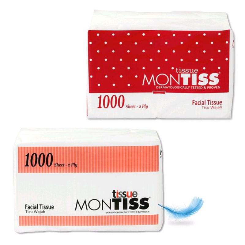 Tisu wajah tisu montis Tissue Montis Murah 1000sheets