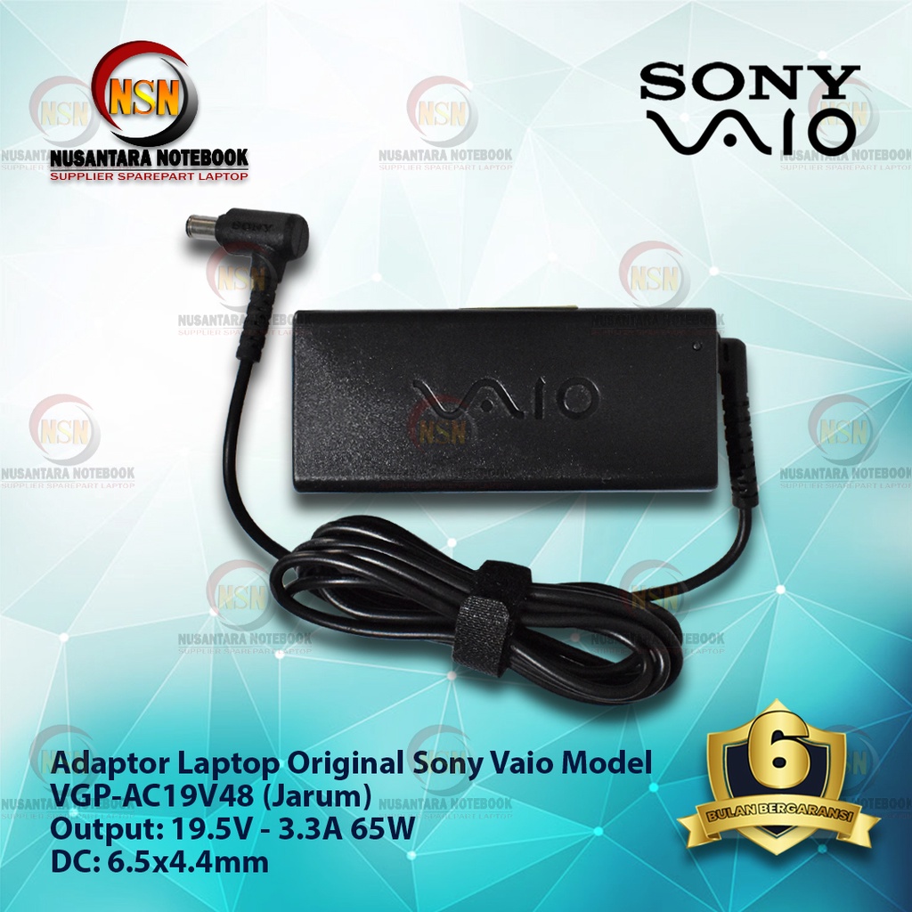 Adaptor Charger Original Sony Vaio VPC - E SERIES 19.5V-3.3A