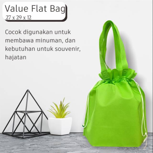 

[COD] Tas spunbond serut mini ukuran 27x29x12