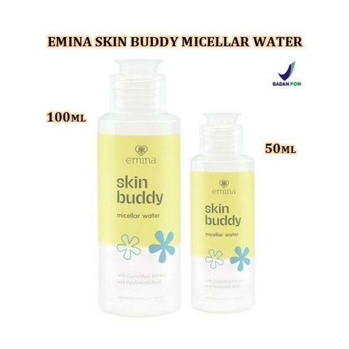 EMINA Skin Buddy Micellar Water 50mL | 100mL BPOM pembersih wajah micelar skincare (KIM)