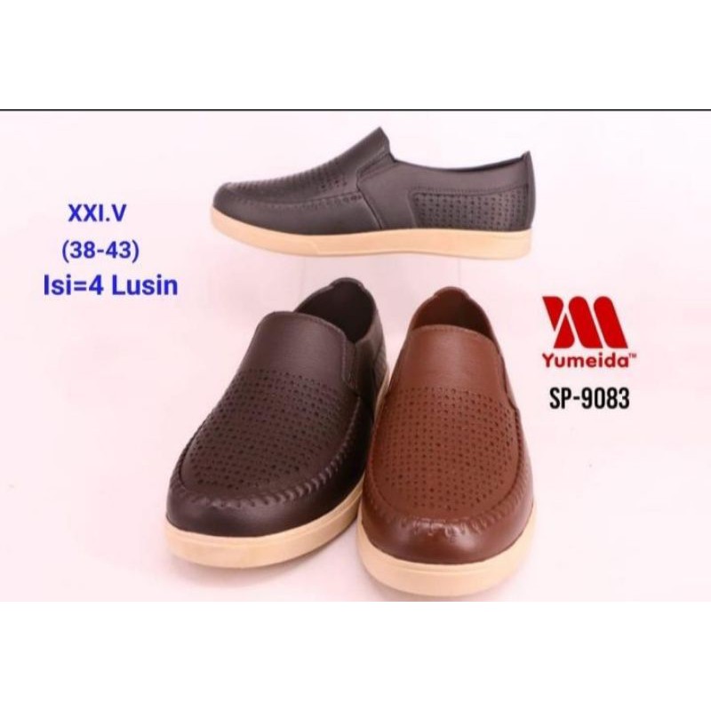 DLA -SEPATU PRIA PANTOFEL KARET YUMEIDA SP 9083 L