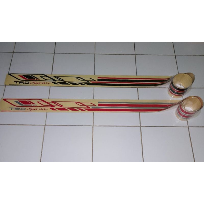 stiker trd sportivo / stiker TRD Toyota Avanza, dll / stiker trd sportivo universal