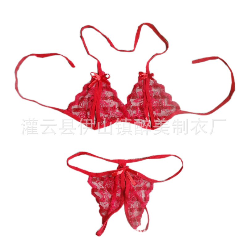 GO! 001 BRA SET WANITA LINGERIE SEXY WOMEN SLEEP WEAR BH CEWEK G-STRING RENDA PAKAIAN DALAM COD