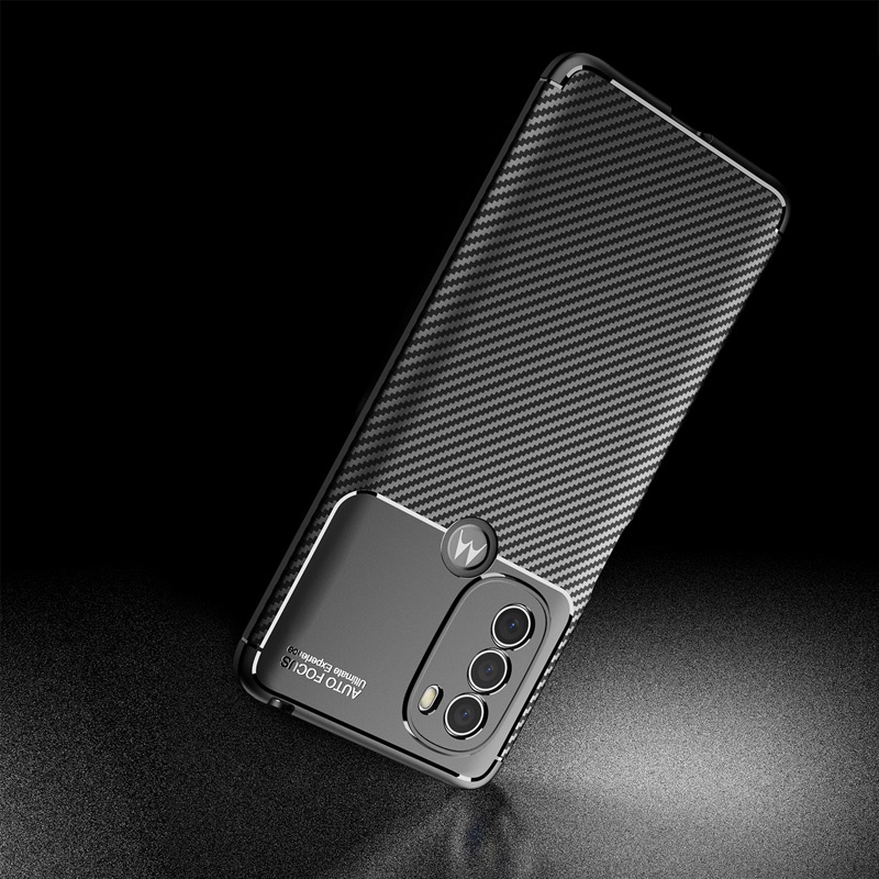 Soft Case Silikon Tekstur Carbon Fiber Shockproof Untuk Motorola Moto G31 G41 G51 G71 5G Moto G31 G41 4G