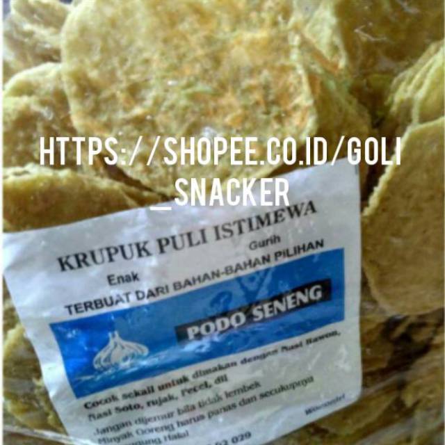 

Podo Seneng Kerupuk Krupuk Karak Gendar Beras Mentah Kiloan 1 Kg