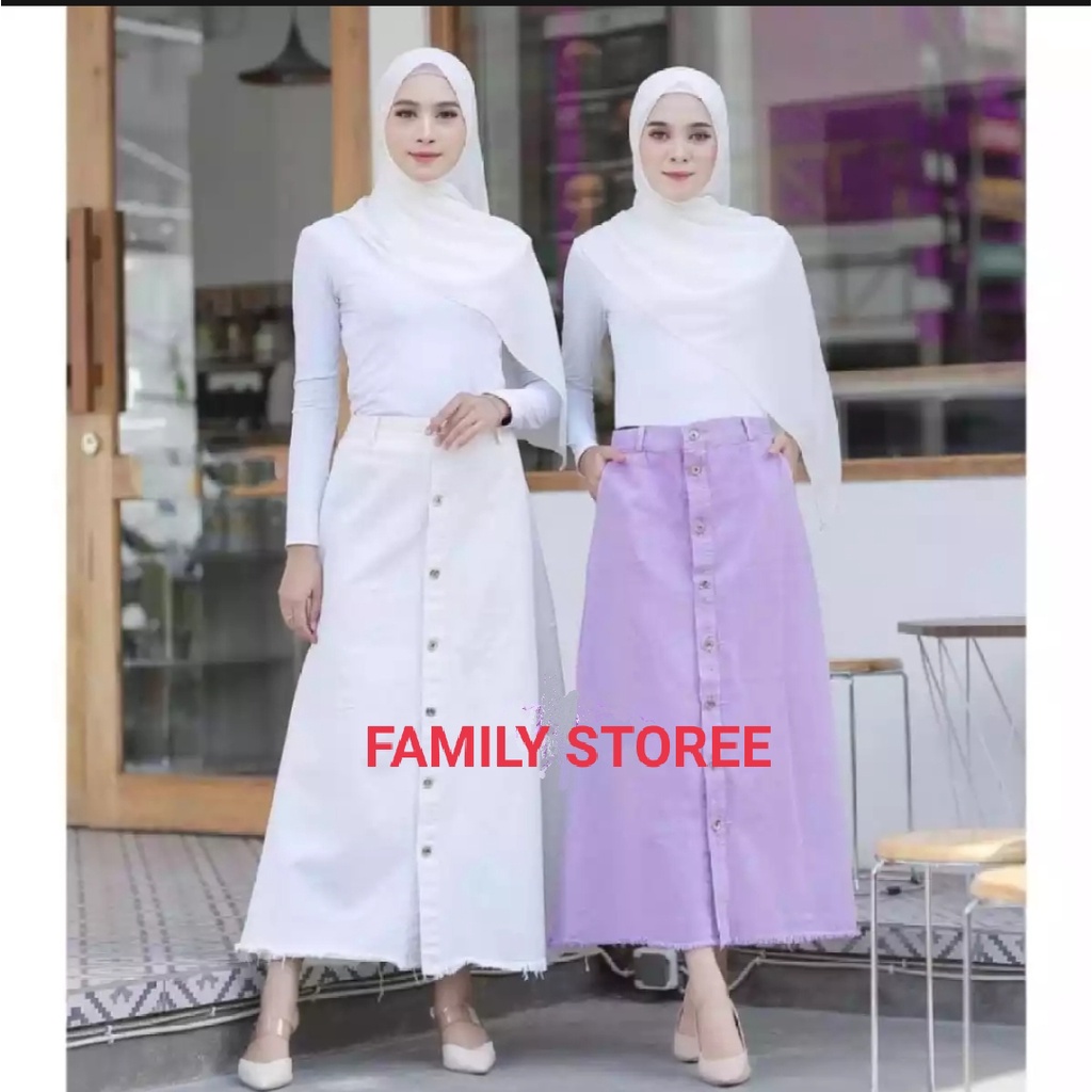 ☫✇✻FAMILY STOREE/ROK WANITA /ROK JEANS /MUSLIMAH/ROK PANJANG WANITAFASHIONABLE/HITS /TRENDY/KEKINIAN