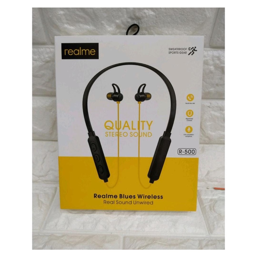 HF HEADSET  EARPHONE BLUETOOTH REALME R-500