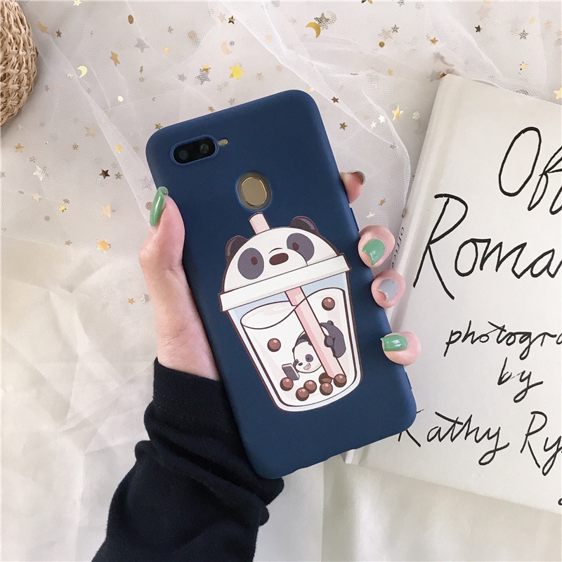 Soft Case OPPO A12 A53 2020 Reno 4 A3S A5 2020 A5S A92 A31 A9 2020 F9 PRO A33 2020 A11K A11 A1K A12S F7 A52 F5 A7 Reno 2F Reno 3 F5 Youth A91 A32 Reno 2Z A12E A72 A53S Realme 7i 5 5S 5i 6i 6 6S C15 C12 C11 C17 C3 C1 C2 Motif Kartun Lucu Cover-#L13