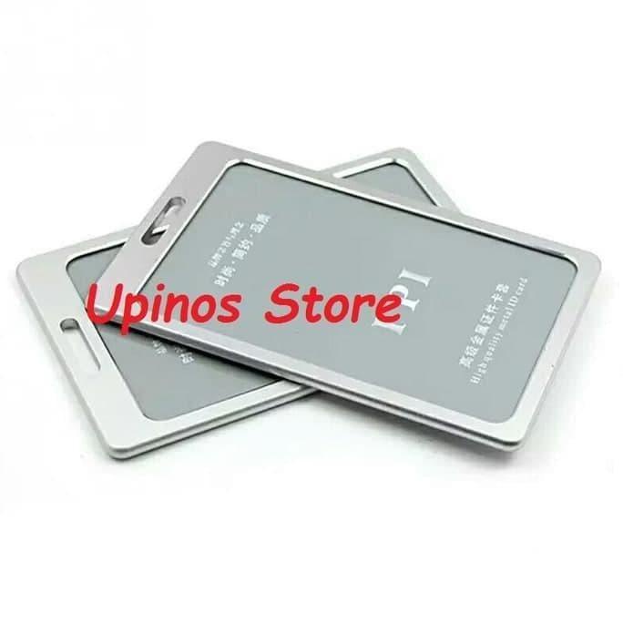 

Dijual Exclusive Aluminium Alloy Metal Potrait Id Card Holder Lanyard
