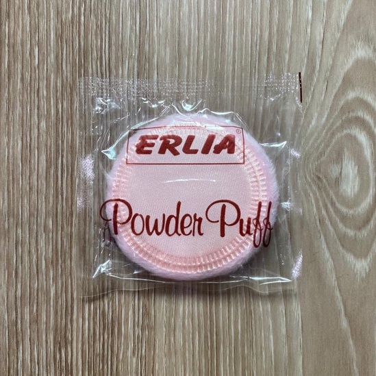 Powder Puff Erlia Spon Bedak Beludru Spons Bedak Kain