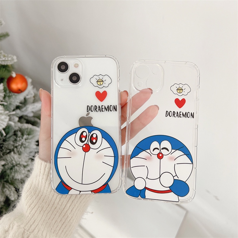 Soft Case Hp Gambar Doraemon Untuk Iphone 13 / 12 / 11pro Max / X / Xs / Xr / Xsmax / 7 / 8plus