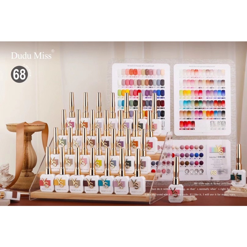 YOUSE MISS DUDU 68 WARNA NAIL GEL POLISH SET KUTEK GEL POLISH SET TAHAN LAMA