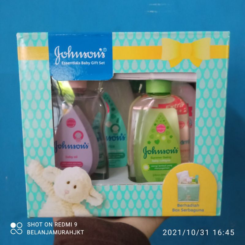 JOHNSON'S Baby Gift Box Besar Hampers Hadiah | Starter Kit | Baby Shower Gift Set-1