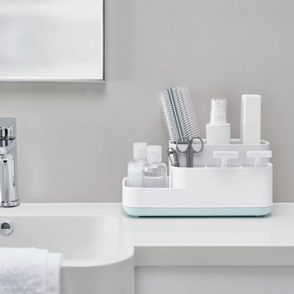 Bathroom caddy/Organizer kamar mandi/ Rak serbaguna multifungsi sekat