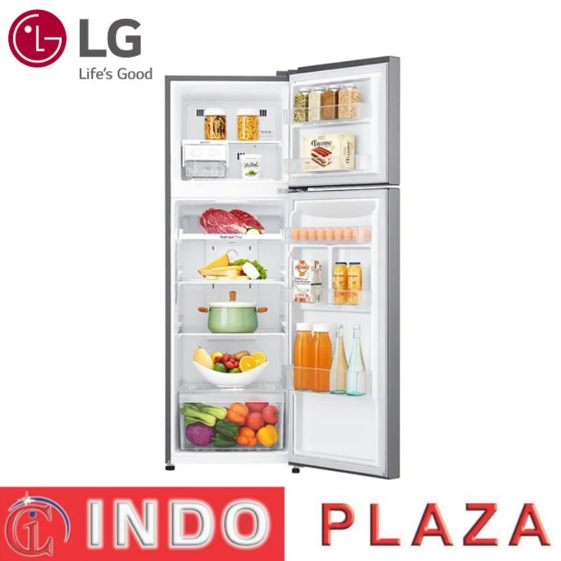KULKAS LG 2 Pintu GN-G272SLCB SMART INVERTER + DOOR COOLING Plus
