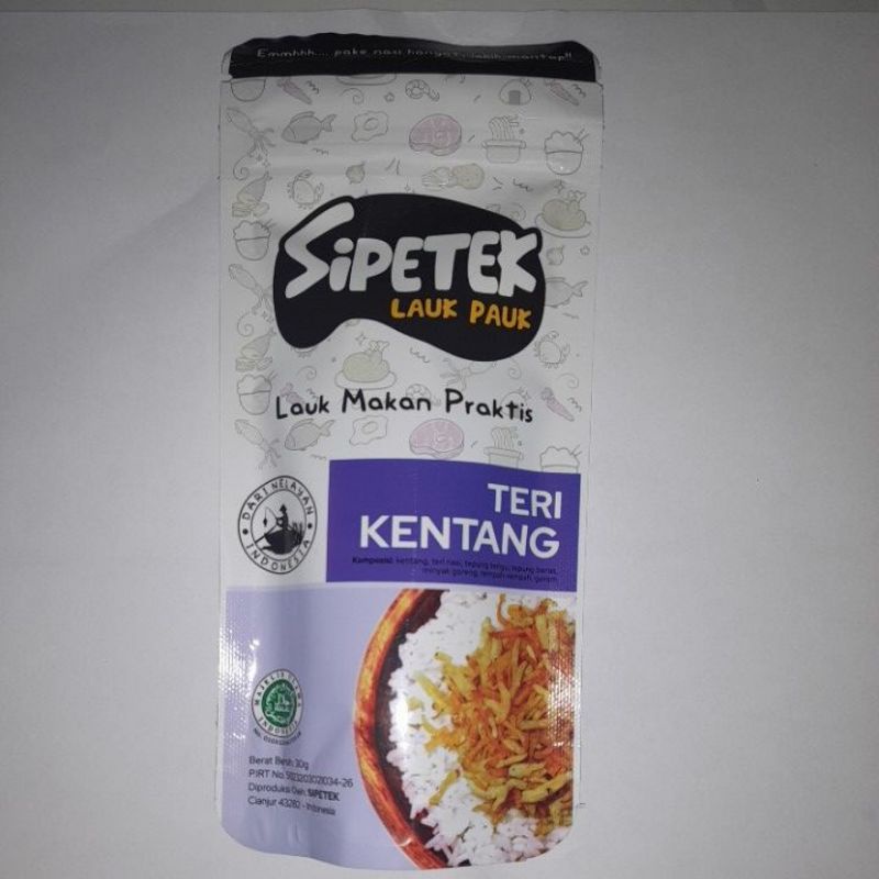 

Sipetek Lauk Pauk Teri Kentang