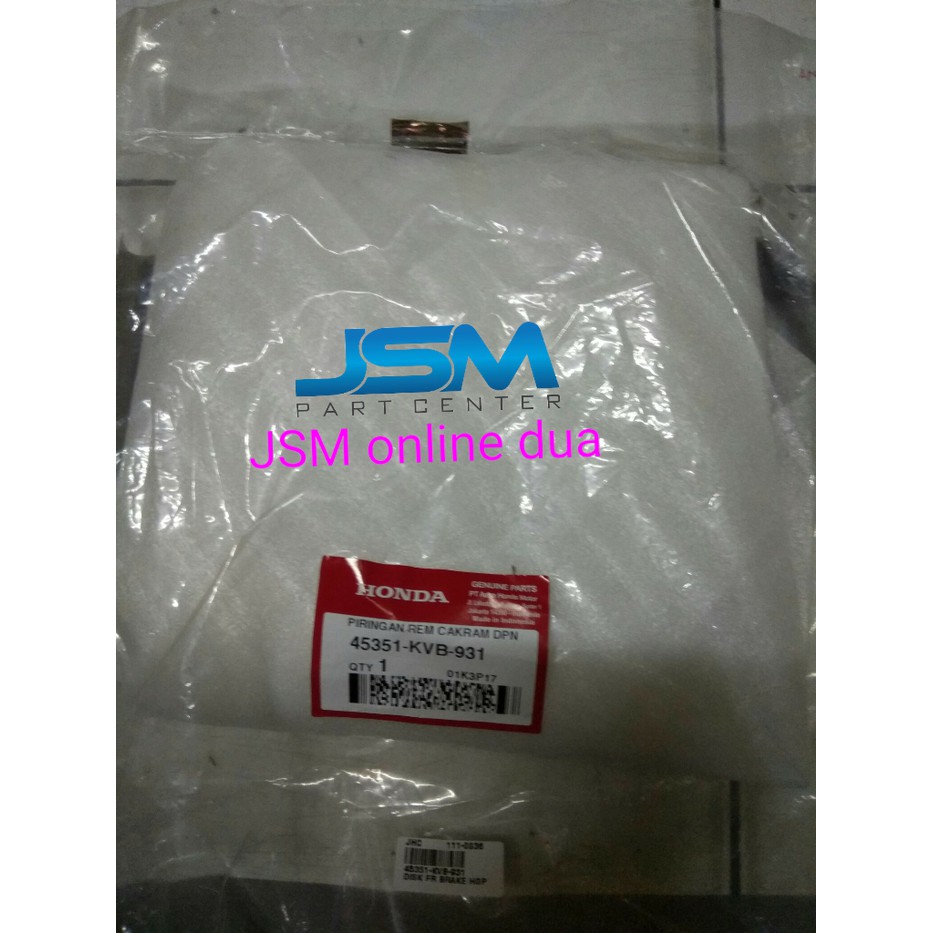 PIRINGAN CAKRAM VARIO 150 VARIO 125 VARIO BEAT DEPAN ORI AHM ORI ORIGINAL