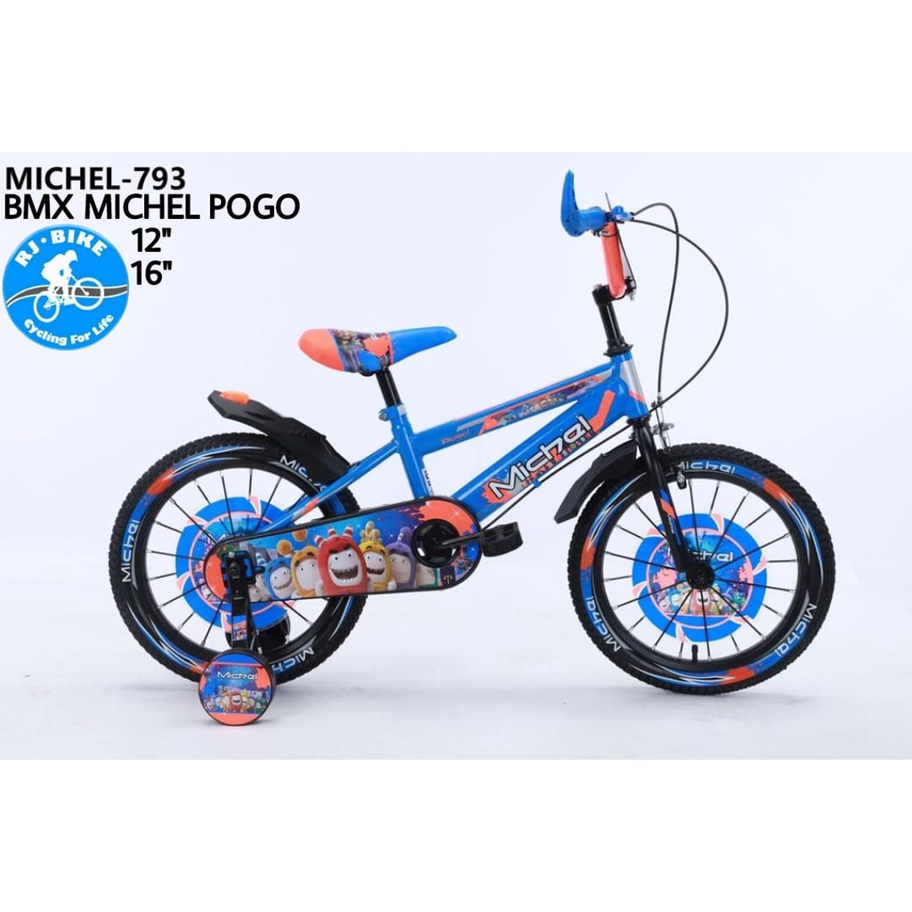 SEPEDA ANAK LAKI LAKI BMX MICHEL 793 POGO 12 16 DAN 18 INCH