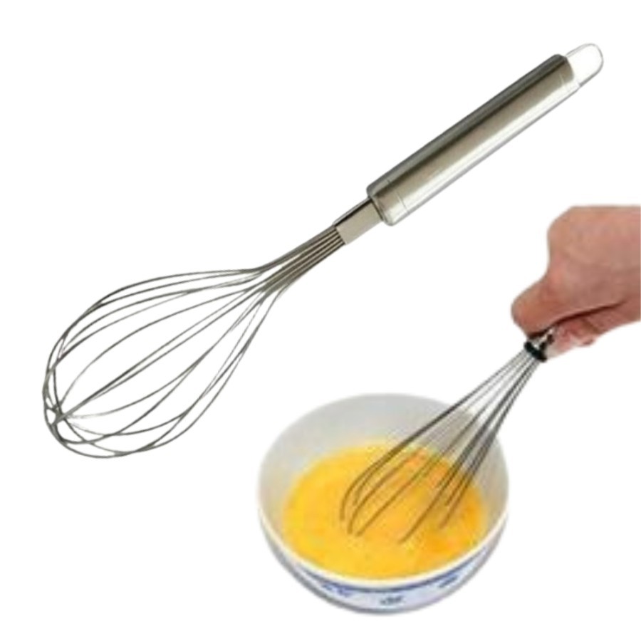 Ballon Whisk Stainless /Kocokan Telur Stainless/Pengocok Telur