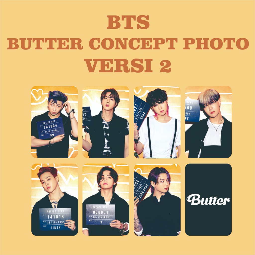 BTS BUTTER SINGLE CONCEPT PHOTOCARD