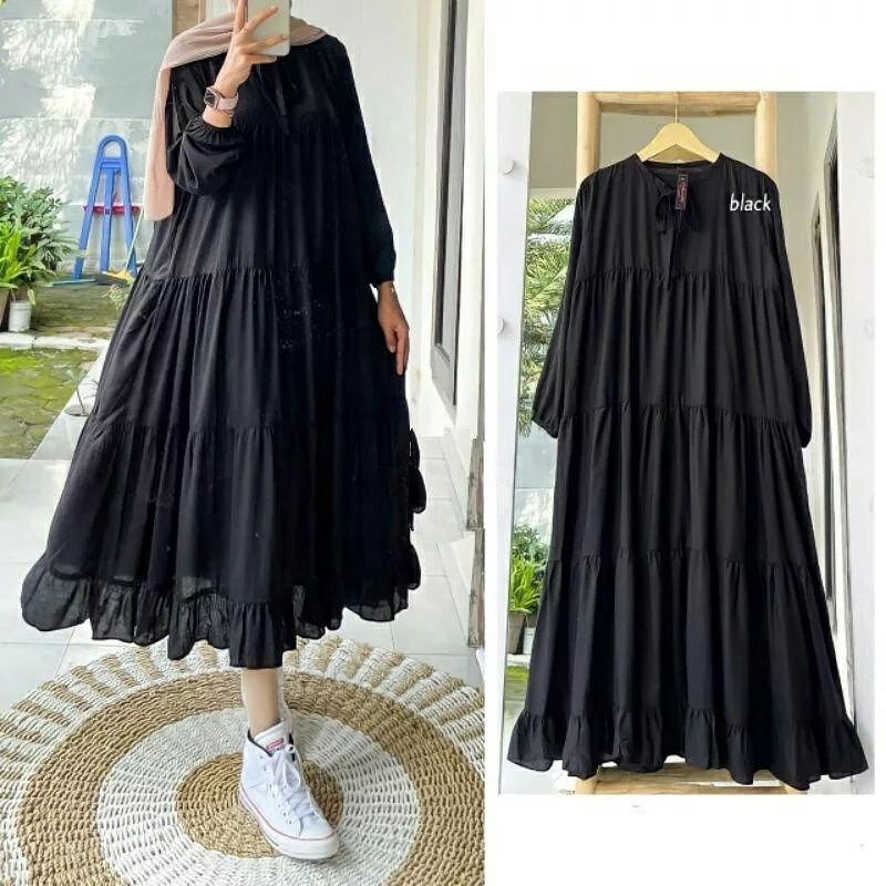 Rachel midi dress baju muslim wanita fashion remaja