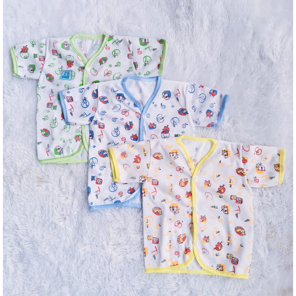 Baju Bayi Baru Lahir 6 pcs / Baju Atasan Bayi /Baju pendek Bayi